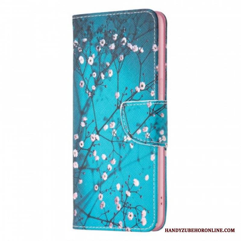 Etui Folio do Oppo Find X5 Malowanie Drzew