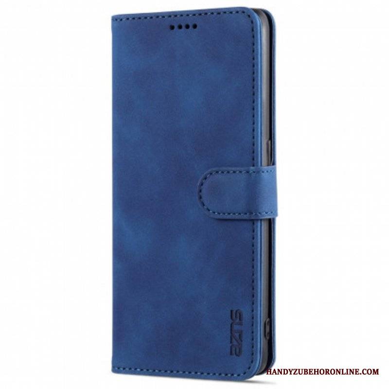 Etui Folio do Oppo Reno 6 5G Efekt Skóry Azns