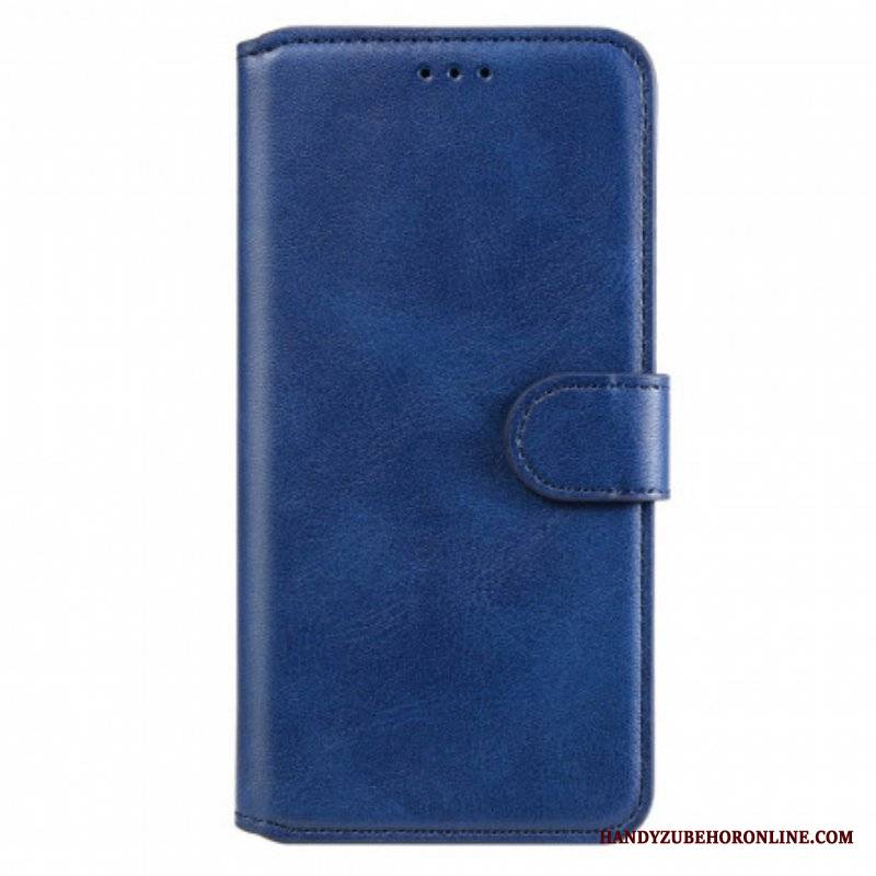 Etui Folio do Oppo Reno 6 5G Jednolity Kolor