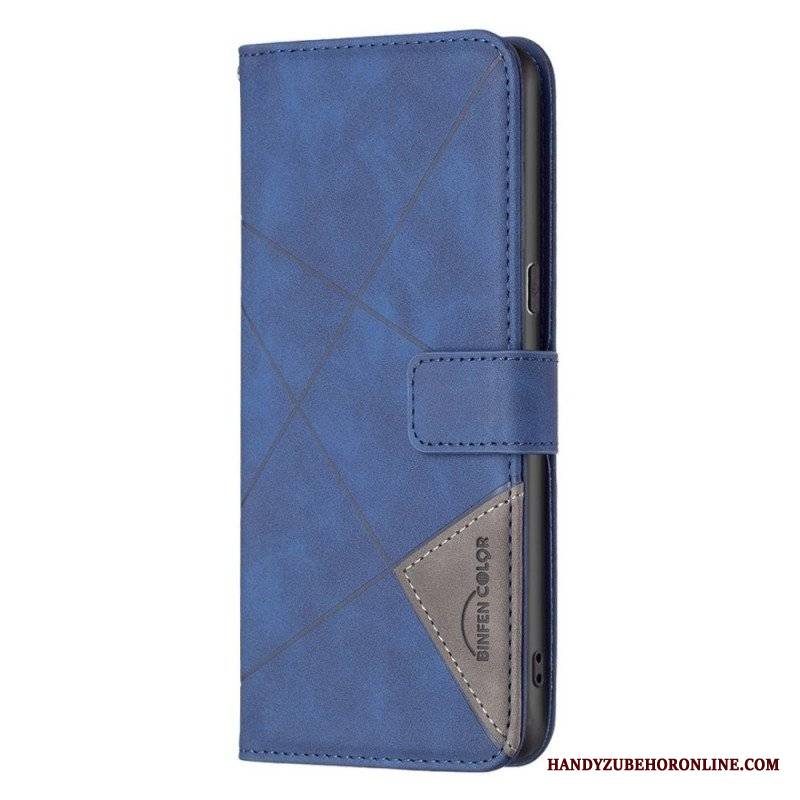 Etui Folio do Oppo Reno 7 Binfen Color Skórzana Stylizacja