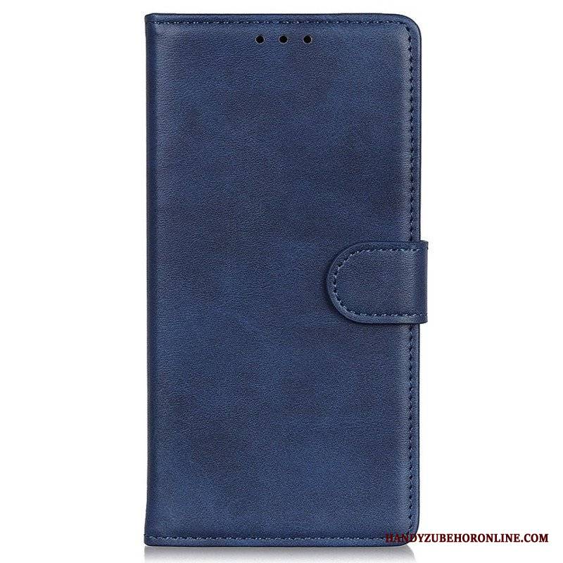 Etui Folio do Oppo Reno 7 Styl Matowej Skóry