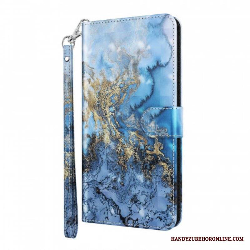 Etui Folio do Poco M4 Pro 5G Szalony Marmur