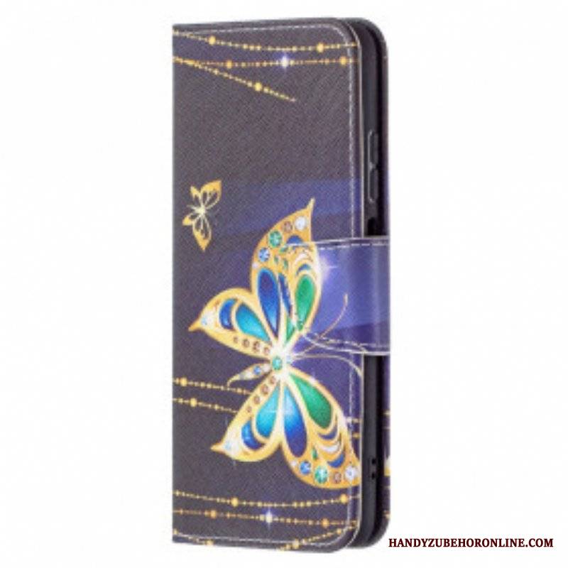 Etui Folio do Poco M5s Magiczny Motyl