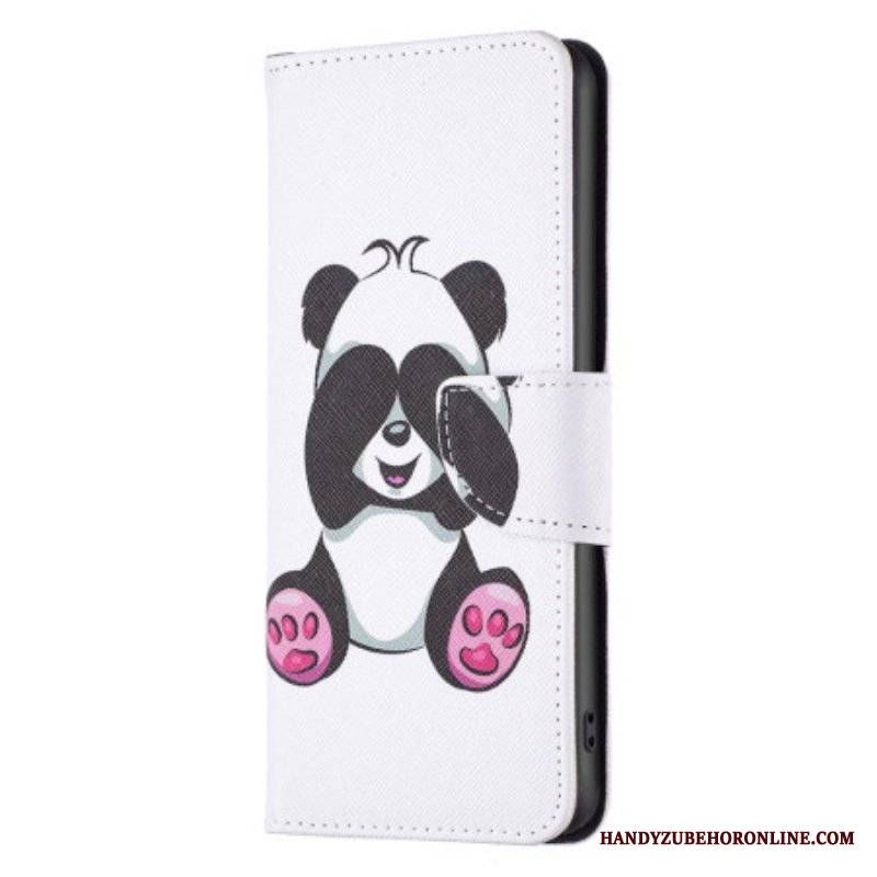 Etui Folio do Poco X5 5G Moja Panda