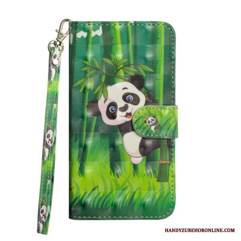 Etui Folio do Realme C11 Panda I Bambus