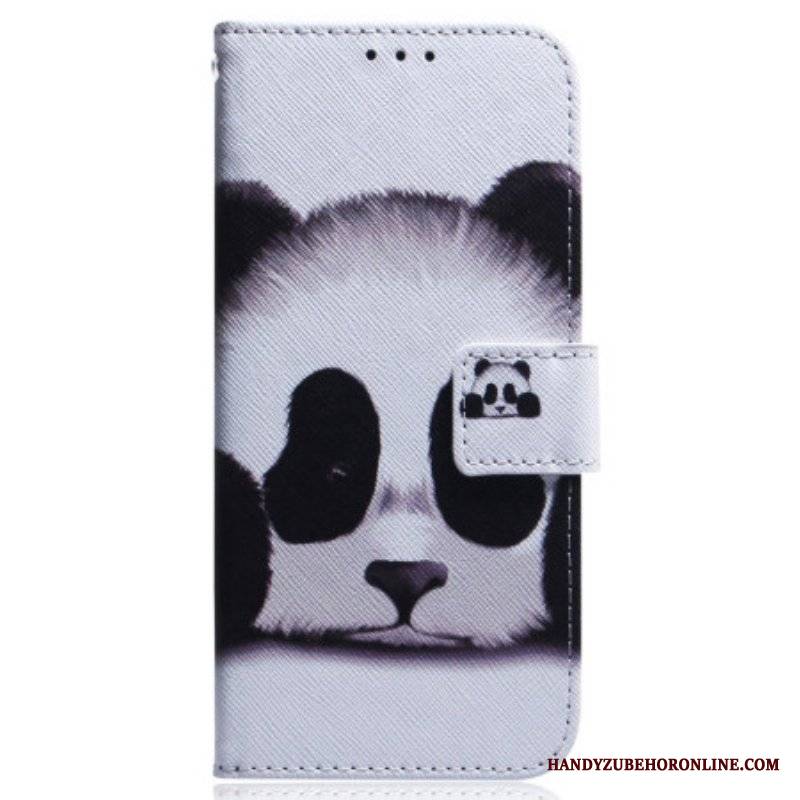 Etui Folio do Realme C31 Słodka Panda