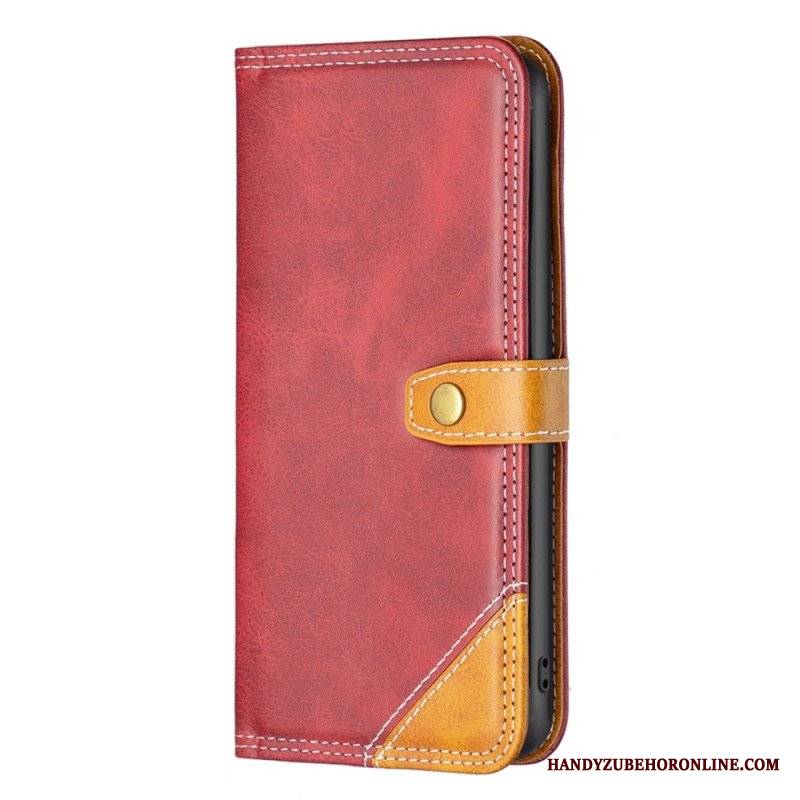 Etui Folio do Realme C35 Dwukolorowy Kolor Binfen