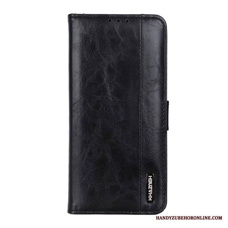 Etui Folio do Samsung Galaxy A13 5G / A04s Khazneh Elegancki Skórzany Styl