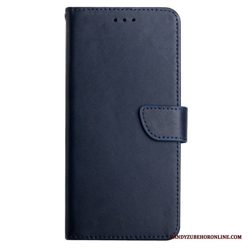 Etui Folio do Samsung Galaxy A13 5G / A04s Prawdziwa Skóra Nappa