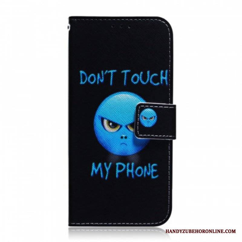 Etui Folio do Samsung Galaxy A13 5G / A04s Telefon Z Emotikonami