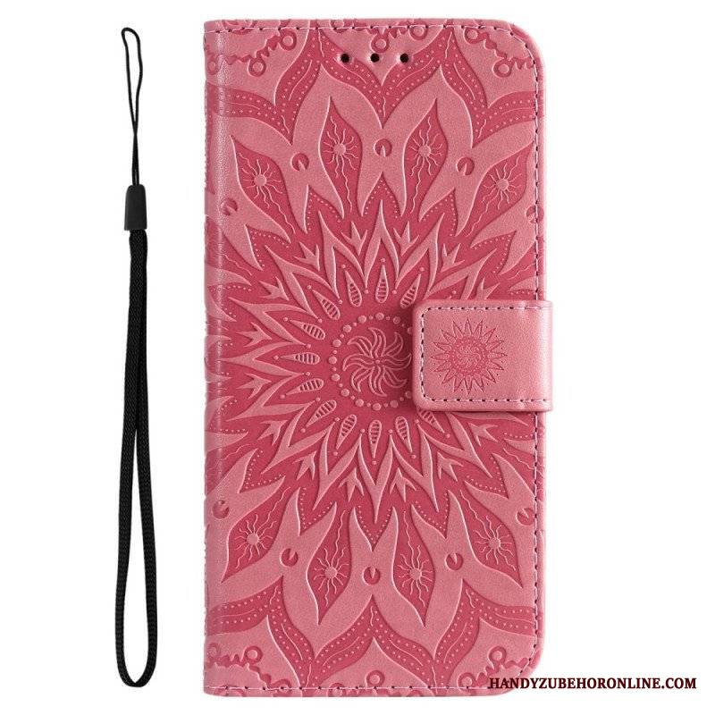 Etui Folio do Samsung Galaxy A14 / A14 5G Mandala Sun Ze Smyczą