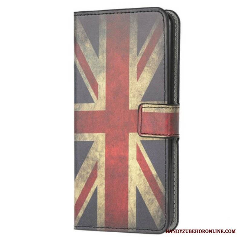 Etui Folio do Samsung Galaxy A42 5G Flaga Anglii