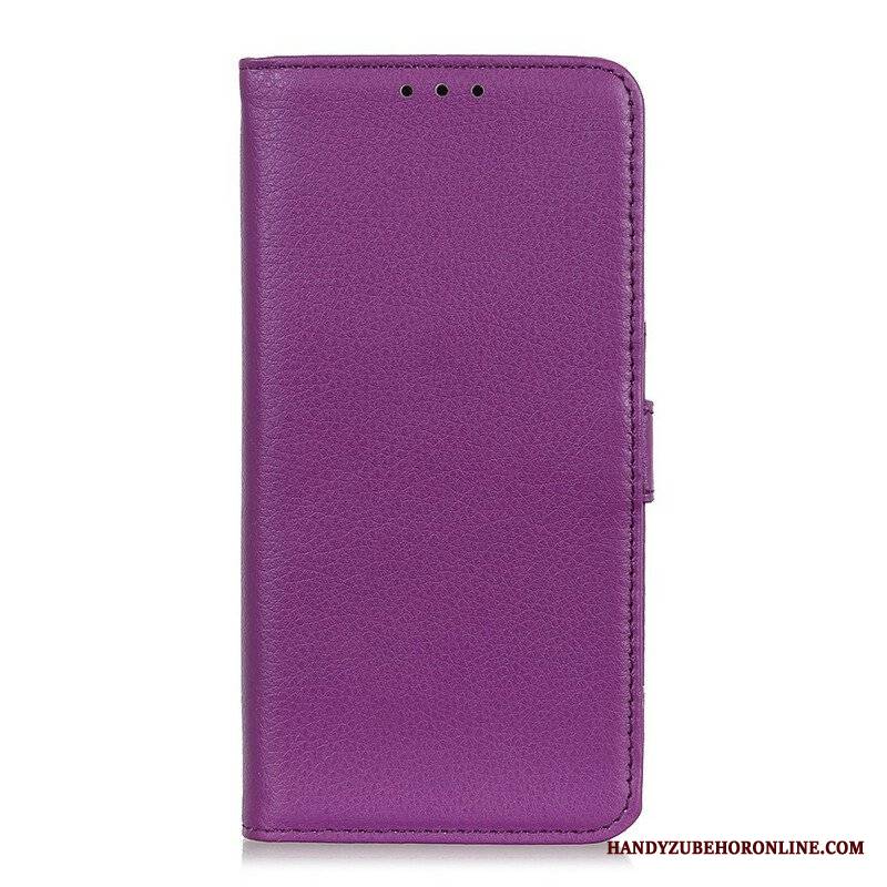 Etui Folio do Samsung Galaxy A52 4G / A52 5G / A52s 5G Tradycyjnie Liczi