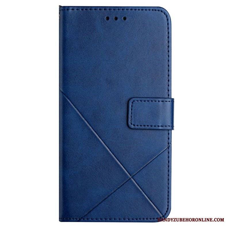 Etui Folio do Samsung Galaxy A54 5G Stylowe Skórzane Linie