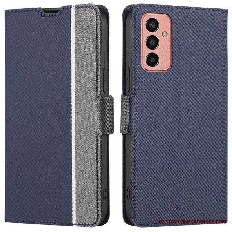 Etui Folio do Samsung Galaxy M13 Ultra Cienki Dwukolorowy