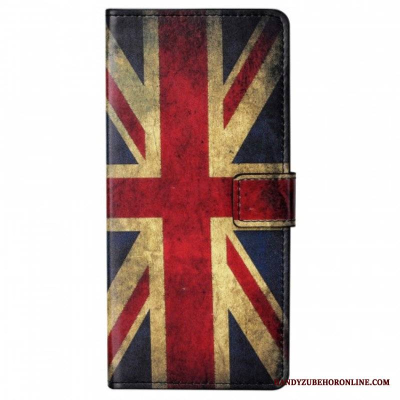 Etui Folio do Samsung Galaxy M23 5G Flaga Angielska