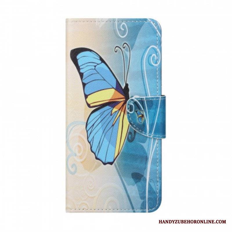 Etui Folio do Samsung Galaxy M23 5G Królewski Motyl