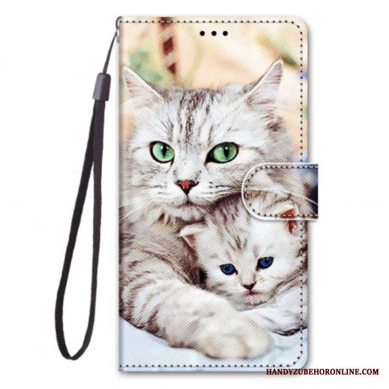 Etui Folio do Samsung Galaxy M23 5G Rodzina Kotów