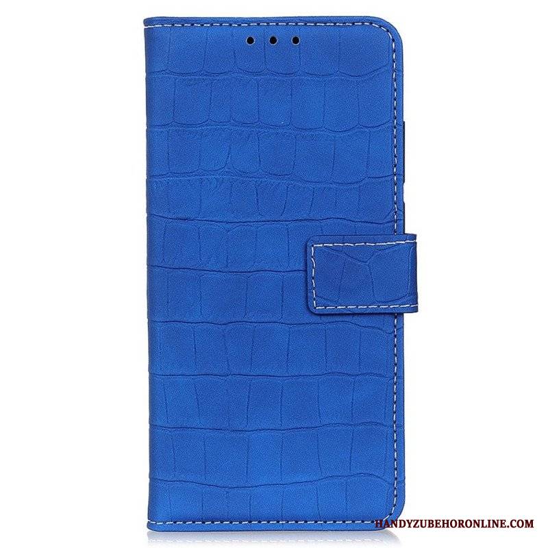 Etui Folio do Samsung Galaxy M23 5G Styl Skóry Krokodyla