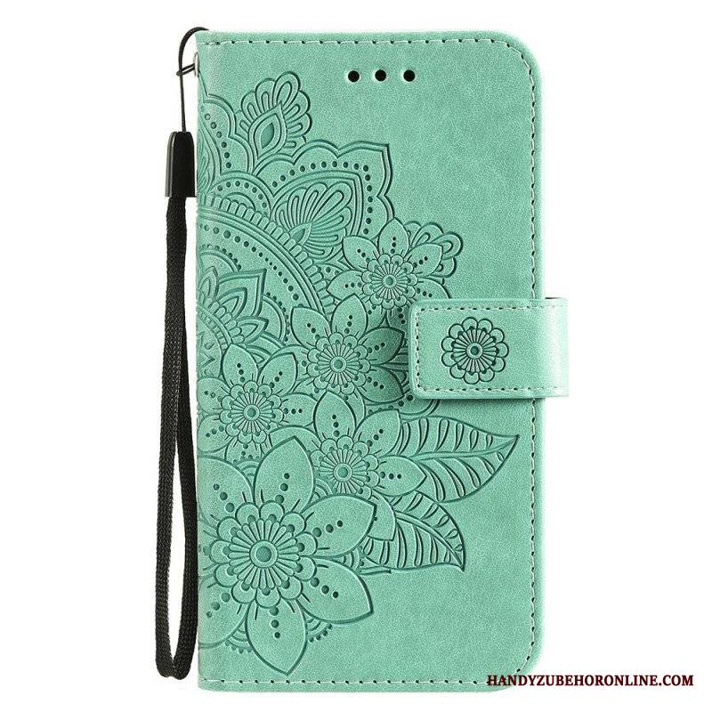 Etui Folio do Samsung Galaxy M32 Kwiatowa Mandala