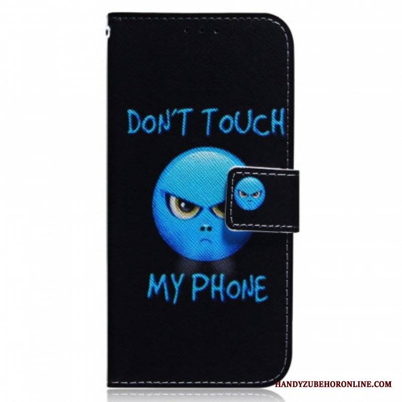 Etui Folio do Samsung Galaxy M33 5G Telefon Z Emotikonami