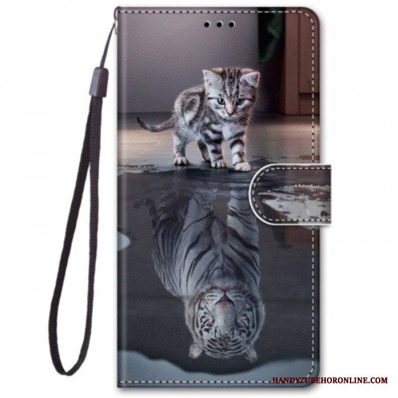 Etui Folio do Samsung Galaxy M52 5G Kocie Marzenie