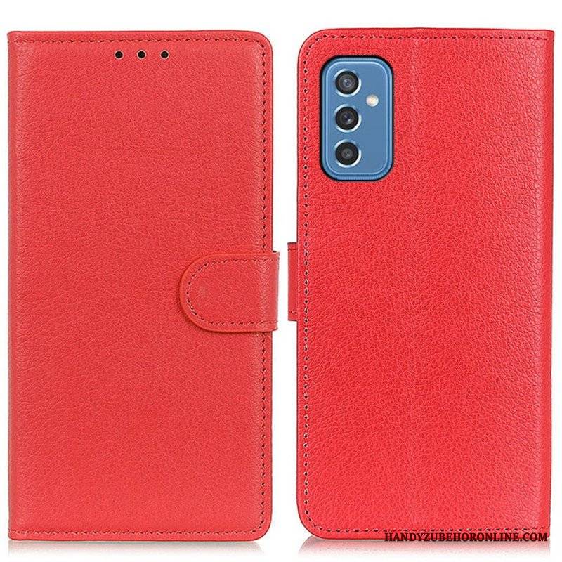 Etui Folio do Samsung Galaxy M52 5G Tekstura Liczi