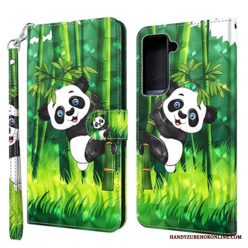 Etui Folio do Samsung Galaxy S21 5G Panda I Bambus