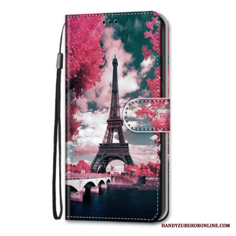 Etui Folio do Samsung Galaxy S21 Plus 5G Paryż W Rozkwicie