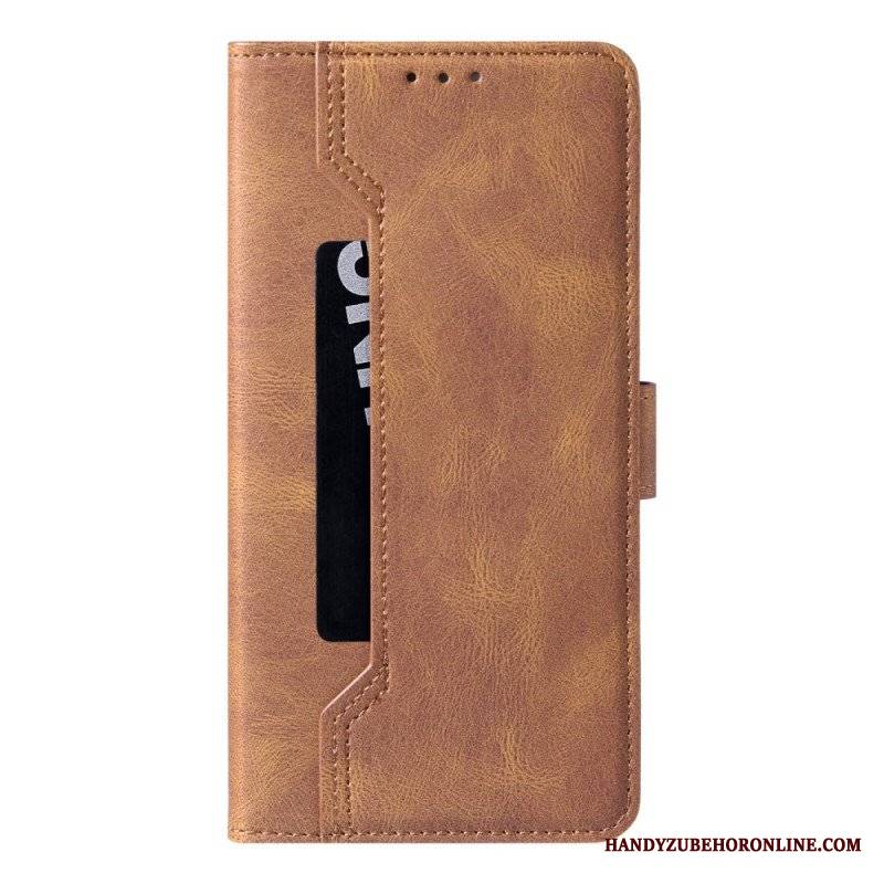 Etui Folio do Samsung Galaxy S22 Ultra 5G Posiadacz Karty Z Przodu