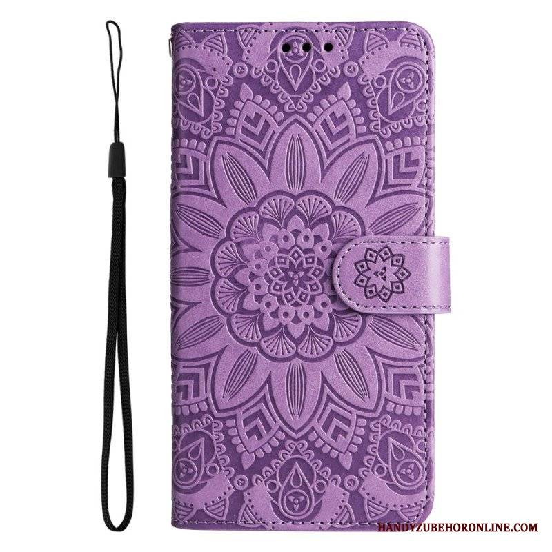 Etui Folio do Samsung Galaxy S23 5G Mandala Sun Ze Smyczą