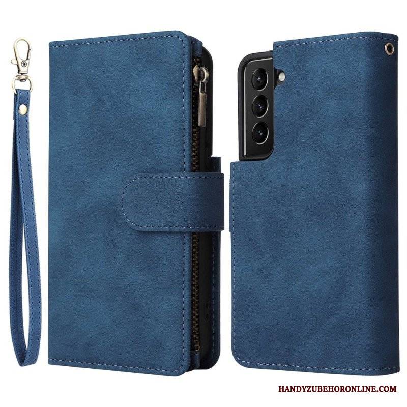 Etui Folio do Samsung Galaxy S23 5G Z Etui Na Zamek Błyskawiczny