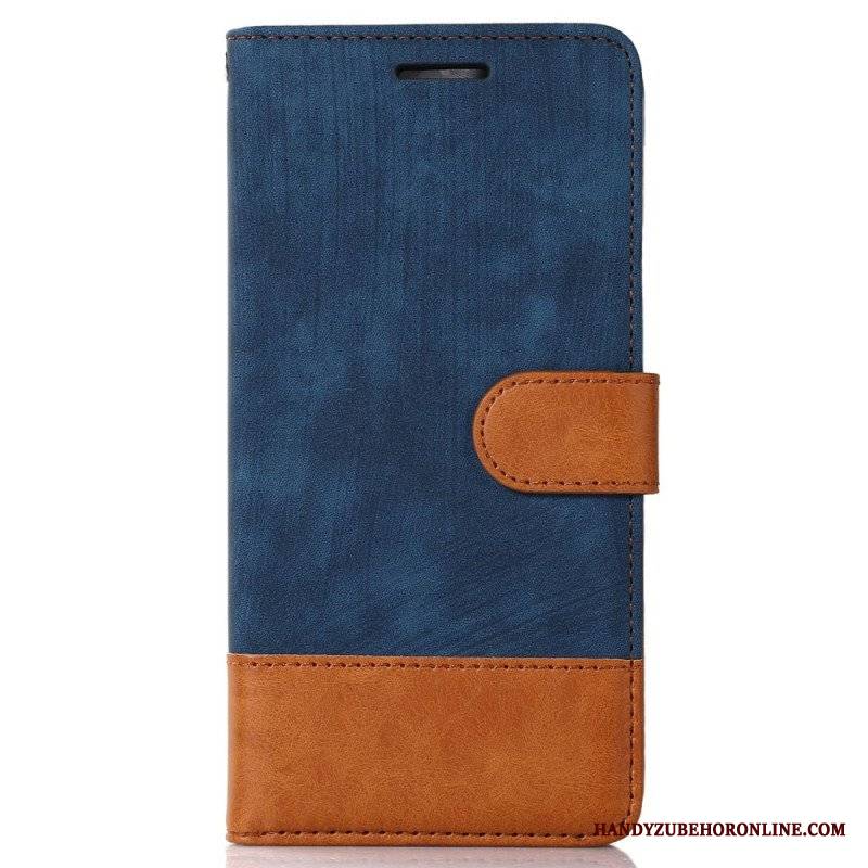 Etui Folio do Samsung Galaxy S23 Plus 5G Dwukolorowy W Dotyku