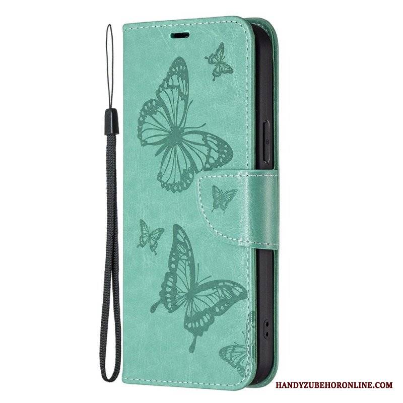 Etui Folio do Samsung Galaxy S23 Plus 5G Gigantyczne Motyle