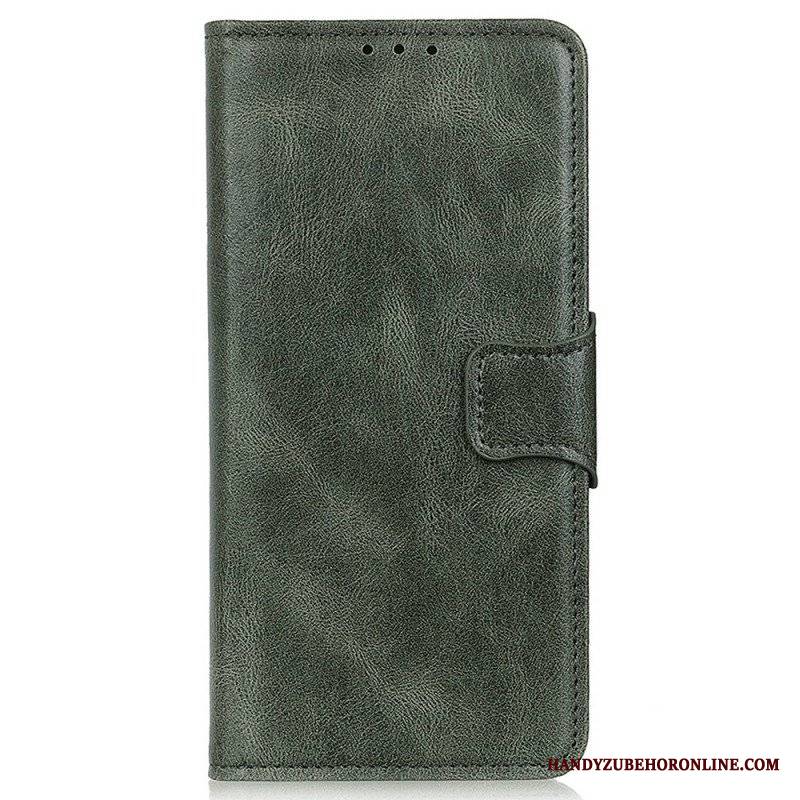 Etui Folio do Samsung Galaxy S23 Ultra 5G Stylowe Skórzane Zapięcie Dwustronne