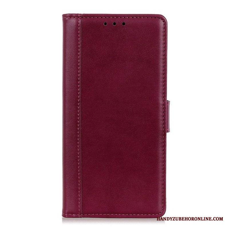 Etui Folio do Sony Xperia 1 IV Stylizacja Skóry