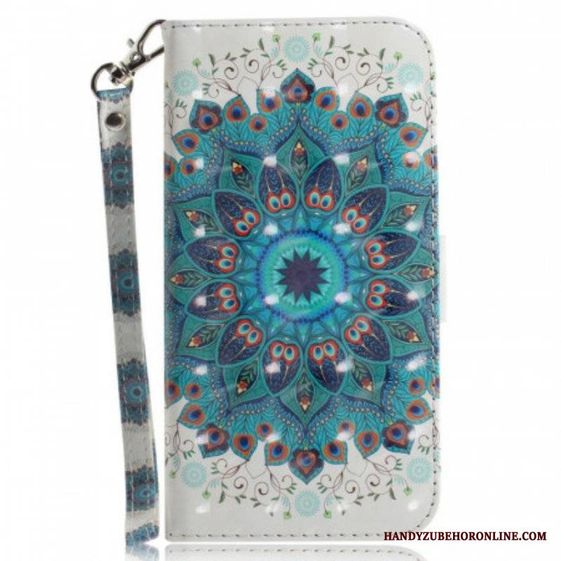 Etui Folio do Sony Xperia 1 IV z Łańcuch Paskowata Mandala