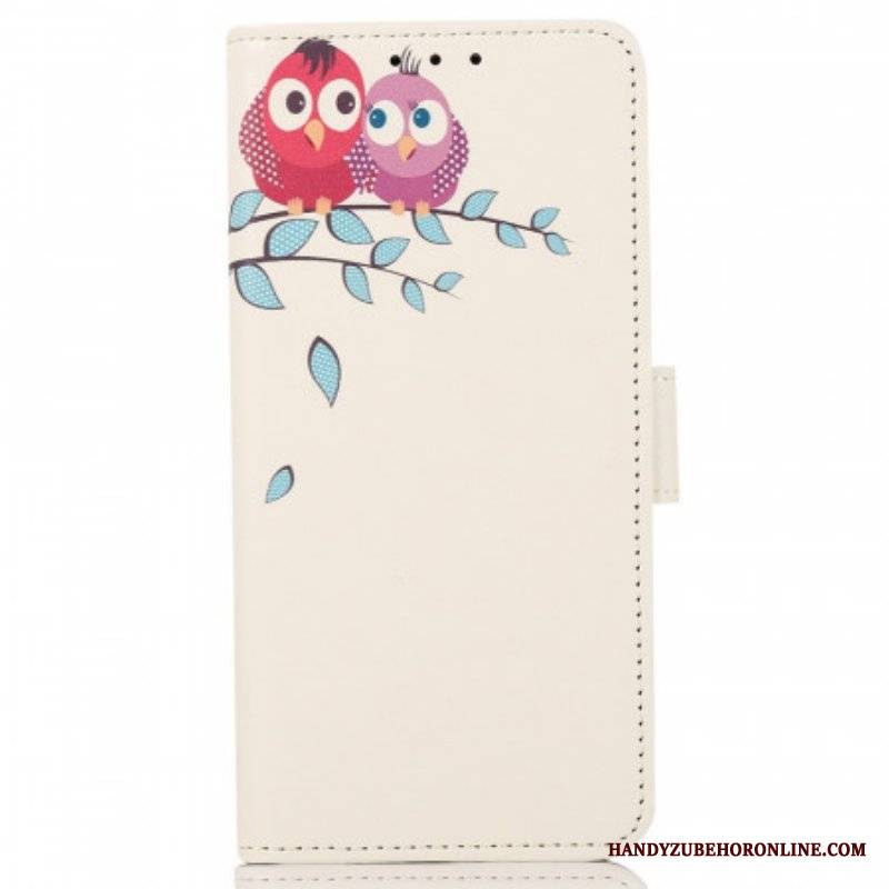 Etui Folio do Sony Xperia Pro-I Para Sowy Na Drzewie