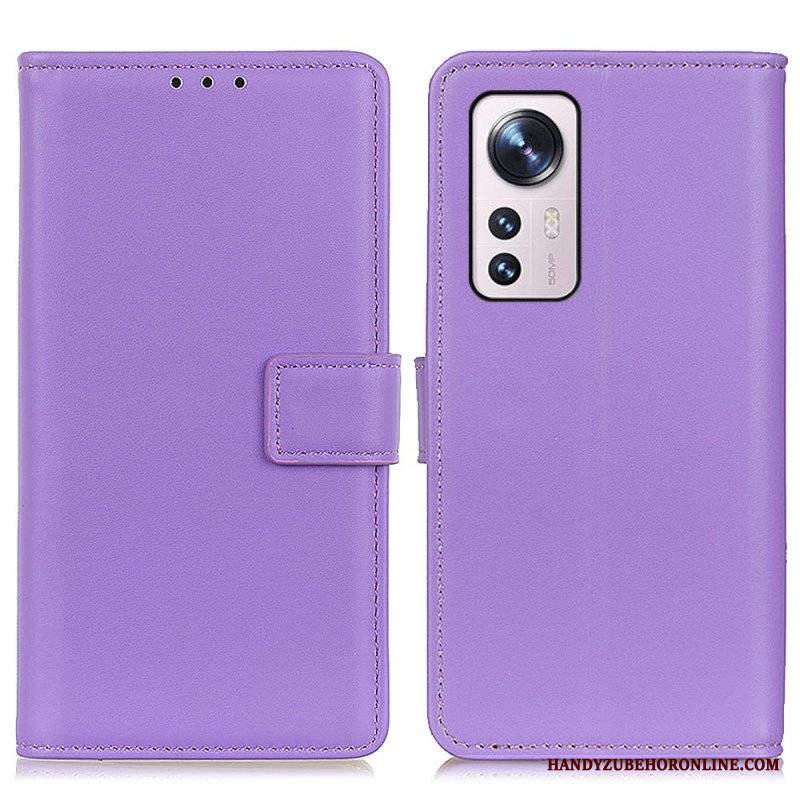 Etui Folio do Xiaomi 12 / 12X Zwykła Sztuczna Skóra