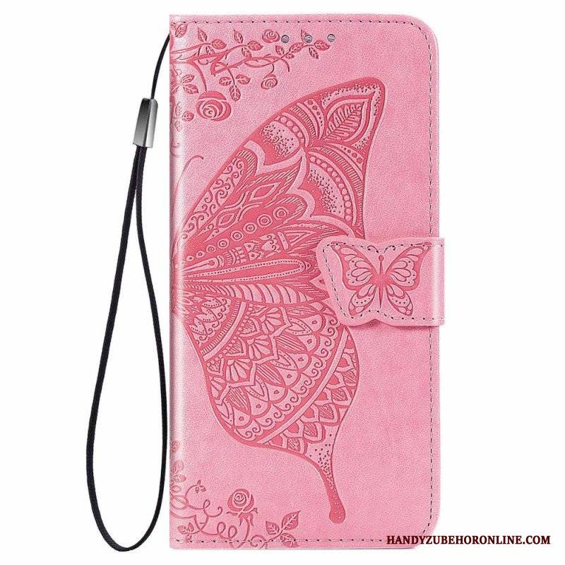 Etui Folio do Xiaomi 12 Lite Barokowy Motyl