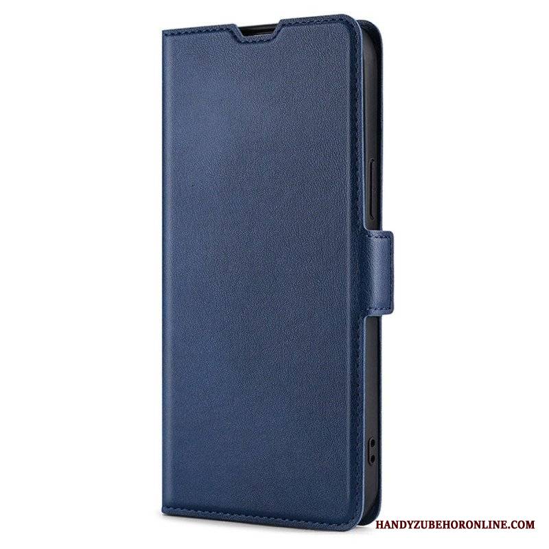 Etui Folio do Xiaomi 12T / 12T Pro Bardzo Cienka Sztuczna Skóra