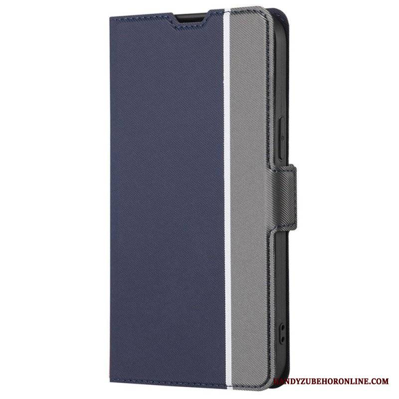 Etui Folio do Xiaomi 12T / 12T Pro Ultra Cienki Dwukolorowy