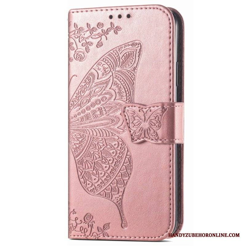 Etui Folio do Xiaomi 13 Barokowy Motyl