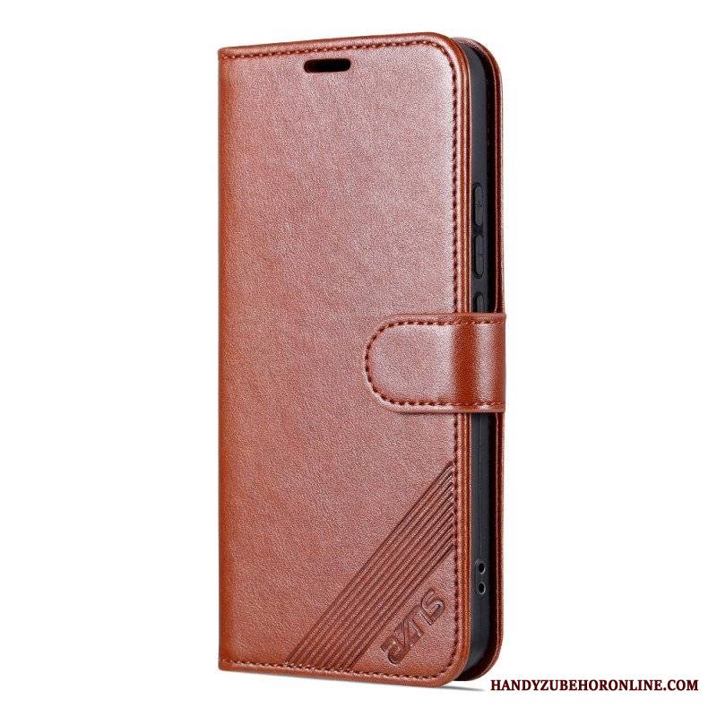 Etui Folio do Xiaomi 13 Efekt Skóry Azns