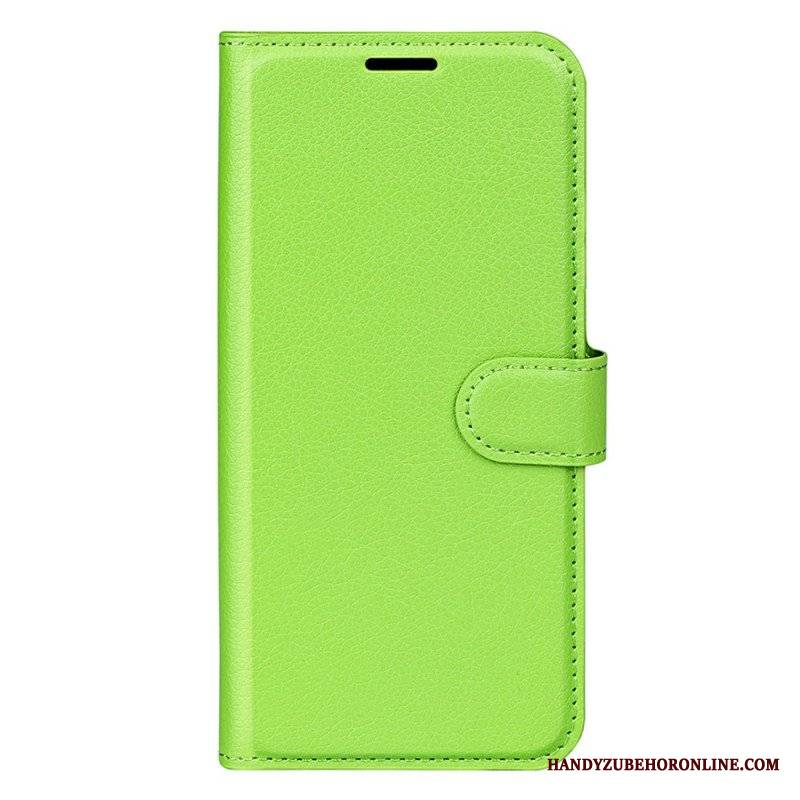 Etui Folio do Xiaomi 13 Klasyczna Sztuczna Skóra Liczi