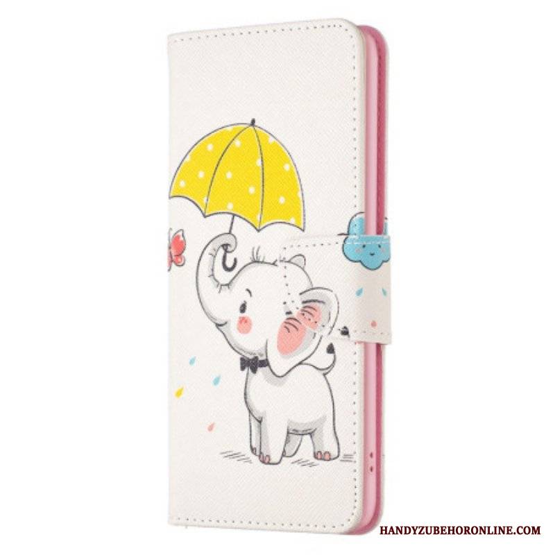 Etui Folio do Xiaomi 13 Słoń Parasol