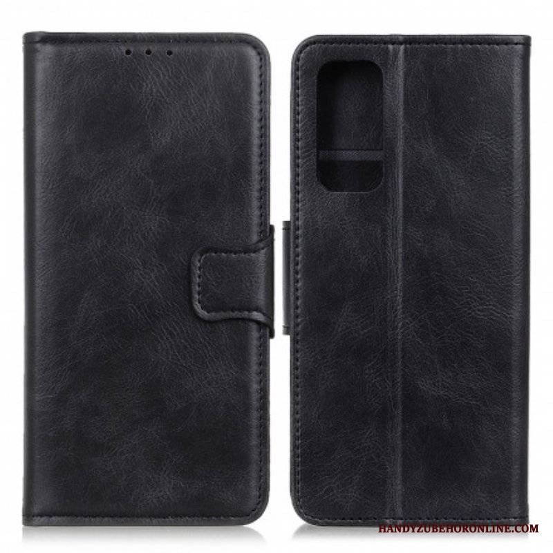 Etui Folio do Xiaomi Redmi Note 10 / 10S Dwustronne Zapięcie Z Efektem Skóry