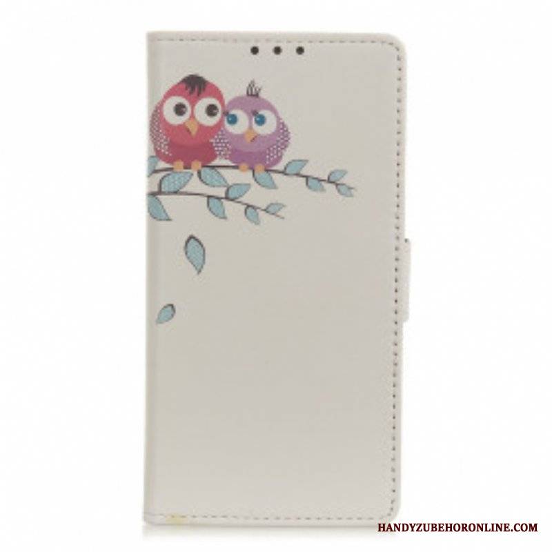 Etui Folio do Xiaomi Redmi Note 10 / 10S Para Sowy Na Drzewie