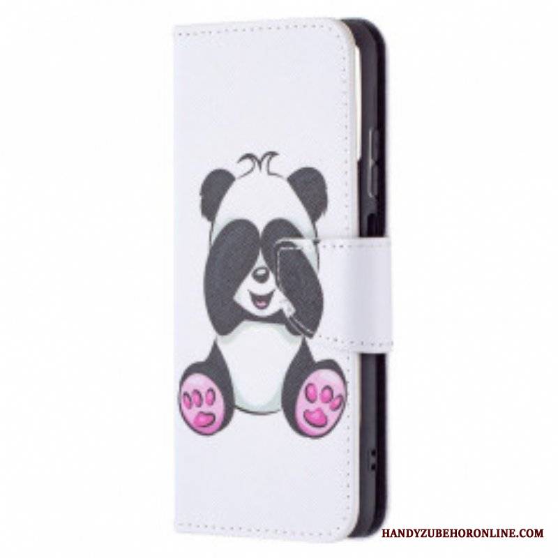 Etui Folio do Xiaomi Redmi Note 10 / 10S Zabawa Pandami