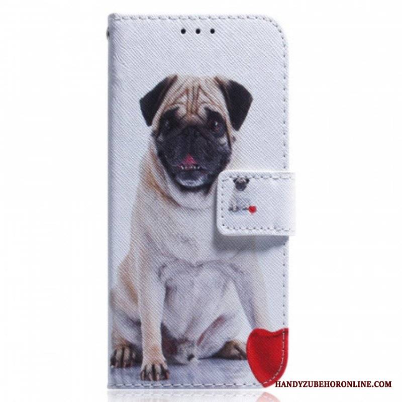 Etui Folio do Xiaomi Redmi Note 11 / 11S Mops Pies